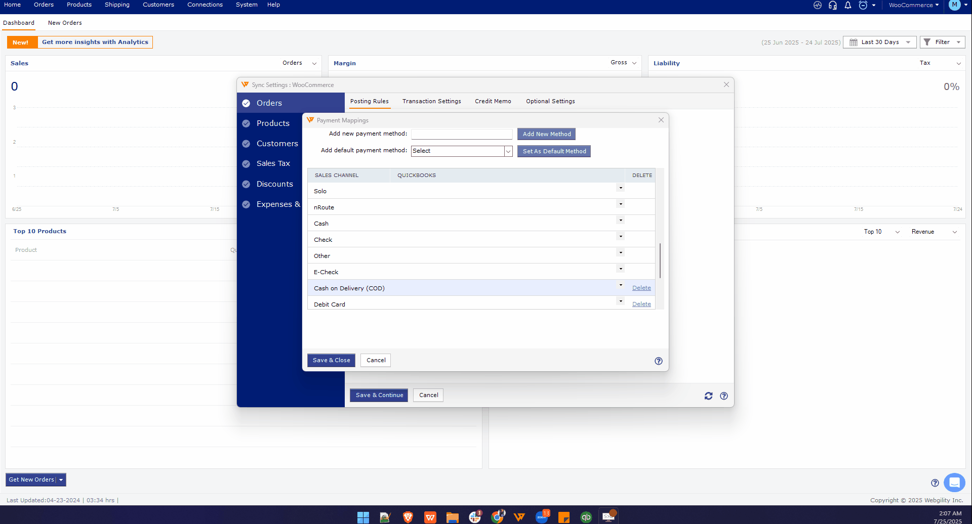 Map Payments