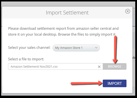 How to Manually Import an Amazon Settlement Report into Webgility Online